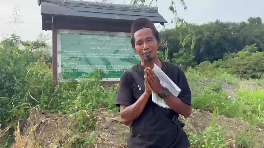 Dokumentasi lokasi pemakaman Muslim